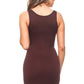 Womens Solid Color Tank Dress