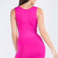Womens Solid Color Tank Dress