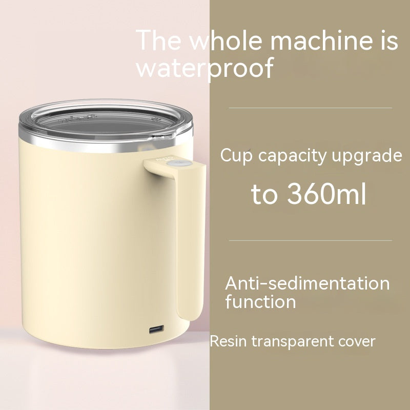 Portable Smart Magnetic Automatic Mixing Coffee Cup Rechargeable Rotating Home Office Travel Stirring Cup