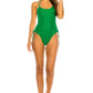 Sexy bay watch style one piece with spaguetti strap