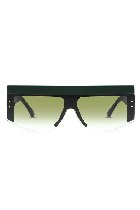 Square Half Frame Vintage Fashion Sunglasses