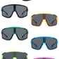 Oversize Sporty Square Chunky Shield Sunglasses
