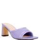 Celine Quilted Block Heeled Sandals