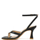 CELTY Ankle Strap Spool Heel Thong Sandals