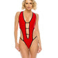 Sexy Cut Out One Piece Two Tone Swimsuits