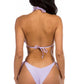 two-piece bikini halter top