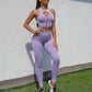 Seamless Yoga Clothes Suit Beauty Back Fitness Clothes Hip Lifting Stretch Yoga Clothes Tight Sportswear Women