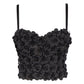 Niche Personality Tube Top Outer Wear Pure Handmade Floral Beaded Heavy Industry Small Sling Women Vest Disco Dancing Wrapped Chest